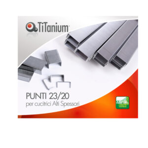 scatola 1000 punti 23/20 titanium