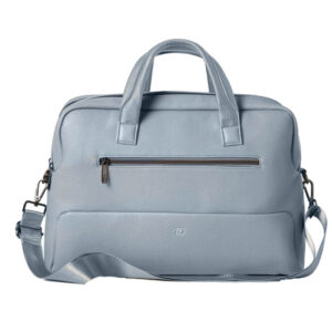 borsa c/manici gate trended ecopelle dim. 41x30x15cm azzurro intempo