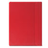 portablocco meet c/alette magnetiche dim. 31x25x1,4cm rosso intempo