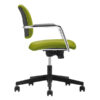 poltroncina visitatore lithium ltg verde con braccioli inclusi