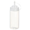 squeeze bottle trasparente per salse 500ml leone