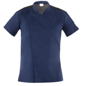 giacca da cuoco thiago a manica corta tg. xl blu