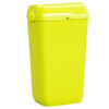 cestino gettacarte skin con coperchio 23 l giallo fluo