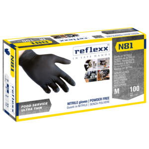 conf 100 guanti in nitrile n81 taglia xl neri reflexx