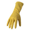 coppia di guanti in lattice felpato r90 tg. xl giallo reflexx