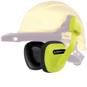 cuffie antirumore per elmetti giallo fluo suzuka2 deltaplus