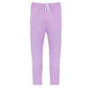 pantaloni pitagora in cotone tg. s lilla chiaro