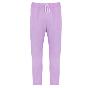 pantaloni pitagora in cotone tg. s lilla chiaro