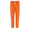 pantaloni pitagora in cotone tg. s arancio