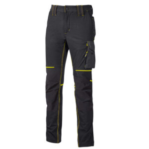 pantaloni donna world grigio-giallo taglia m u-power