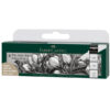 busta 4 pitt artist pen bianco e nero punte assortite faber-castell