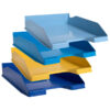 set 4 vaschette portacorrispondenza combo midi colori assortiti bee blue