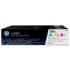 hp126a color tri-pack laserjet toner cartridge