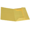 pack 25 cartelline 3 lembi giallo sole in bristol 200g starline