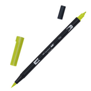 pennarello tombow abt dual brush 126 light olive