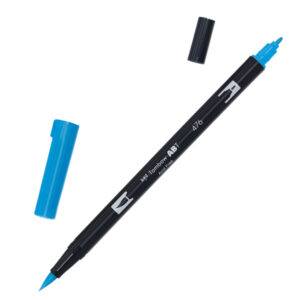 pennarello tombow abt dual brush 476 cyan