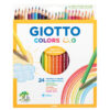 astuccio 24 matite colorate colors 3.0 giotto