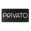 pittogramma privato 32,5 x 16cm pvc nero/bianco stilcasa