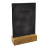 supporto scrivibile con base in legno massello a6 -10,5x15cm lebez