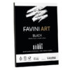 album collato black favini art 10fg 320gr a4