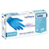 conf 100 guanti in nitrile ultrasottili n80b taglia m azzurro reflexx