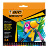 astuccio 24 pennarelli intensity premium colori assortiti bic