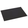 sottomano soft nero 50x35cm arda