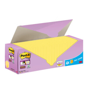 cf. 20+4pz blocco 90fg.post-it super sticky 76x76mm 654-sscy-vp24 giallo canary