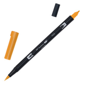 pennarello tombow abt dual brush n933 orange