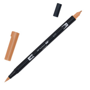 pennarello tombow abt dual brush 977 saddle brown