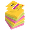 cf. 6 blocco 90foglietti post-it super sticky z-notes 76x76mm r330-6ss-carn