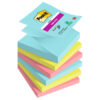 cf. 6pz blocco 90foglietti post-it super sticky z-notes 76x76mm r330-6ss-cos