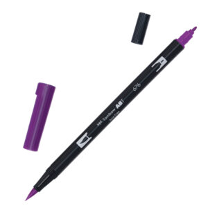 pennarello tombow abt dual brush 676 royal purple