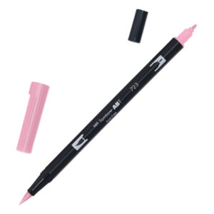 pennarello tombow abt dual brush 723 pink