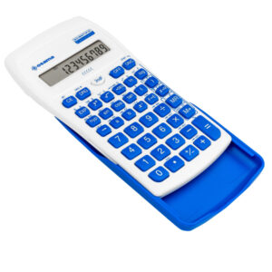 calcolatrice scientifica os 134/10 becolor bianco con tasti blu osama