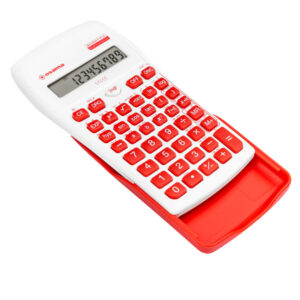 calcolatrice scientifica os 134/10 becolor bianco con tasti rossi osama