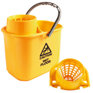 secchio con strizzatore esterno polar 15l giallo perfetto