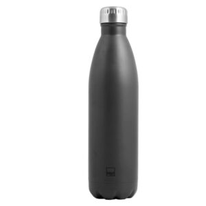 bottiglia termica in acciaio inox grigio antracite 0,75l