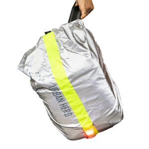 coprizaino alta visibilita' urban hero 35l riflettente/s.giallo fluo wowow