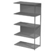 modulo aggiuntivo libreria modular 90x44h161cm con struttura antrac.- antracite