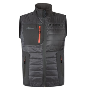 gilet wall taglia xl grigio/arancio u-power