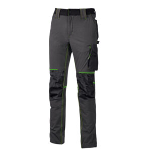 pantaloni da lavoro atom taglia m grigio/verde u-power