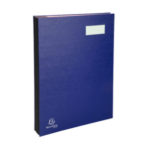 libro firma 20 pagine blu 24x35cm 57022e exacompta