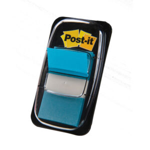 segnapagina post-it 680-23 blu vivace 25.4x43.6mm 50foglietti