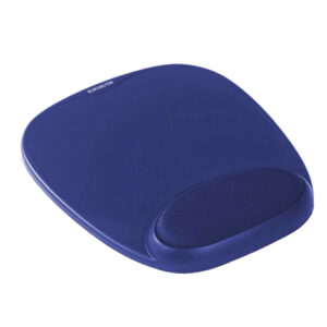 mousepad con poggiapolsi - memory foam - blu - kensington