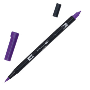 pennarello tombow abt dual brush n606 violet