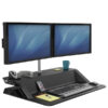 postazione di lavoro sit-stand lotus nero 0007901 fellowes