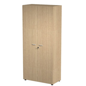 armadio modulare a 2 ante alte 90x45,8cm - h200cm rovere