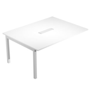 modulo aggiuntivo per tavolo riunioni agora' 160x120x74,4cm bianco