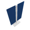 piantana a 2 pannelli moody blu h140